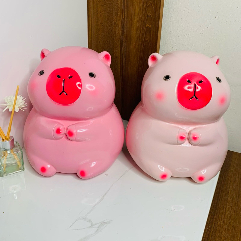 Heo đất,lợn đất tiết kiệm mẫu Chuột Capybara Size To cute dễ thương,quà tặng trang trí/Ống tiết kiệm