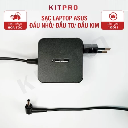 Sạc Laptop Asus Đầu Nhỏ Đầu To Chân Kim 19V 2.37A 3.42A 1.75A Bộ Sạc Laptop Asus Vivobook Zenbook Adapter Charger KITPRO