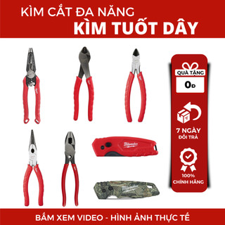 Kìm cắt đa năng, kìm tuốt dây, cao cấp chính hãng, kìm Milwaukee 48-22-1500 48-22-1524 48-22-3078