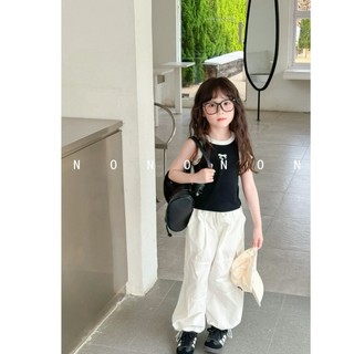 [B&G] bộ áo không tay thêu nơ, quần túi hộp cho bé gái màu sắc tương phản năng động cá tính 10-45kg