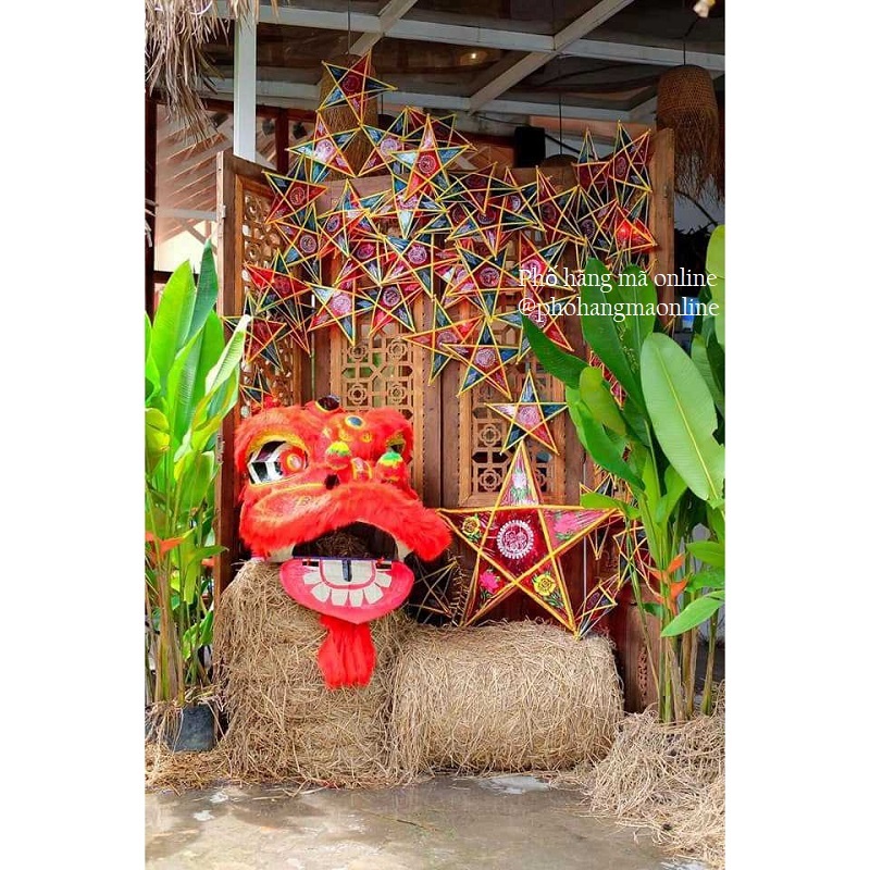 Đèn ông sao KHÔNG VIỀN nhiều màu, decor trang trí nhà cửa, LỒNG ĐÈN Trung Thu