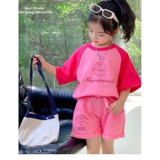 [B&G] Bộ bé gái cộc tay mùa hè cotton mịn mềm mát cho bé từ 10-45kg