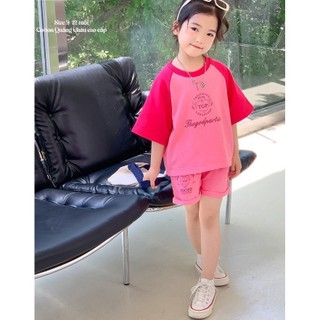 [B&G] Bộ bé gái cộc tay mùa hè cotton mịn mềm mát cho bé từ 10-45kg