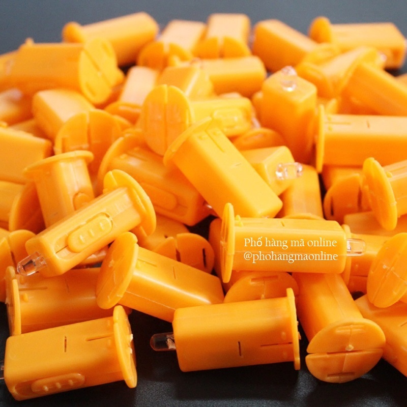 Đèn led sử dụng pin chịu nhiệt họa tiết đèn cầy thay nến gắn vào đèn ông sao, đèn lồng TRUNG THU
