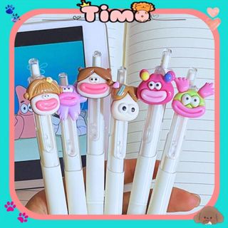 Bút Bi Bấm Cute Mực Xanh Gắn Charm Độc Lạ Đồ Dùng Học Tập Xinh Nhóm Bạn Thân Timo VPB42