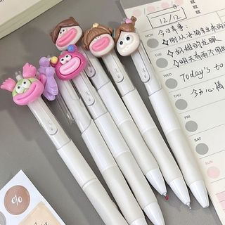 Bút Bi Bấm Cute Mực Xanh Gắn Charm Độc Lạ Đồ Dùng Học Tập Xinh Nhóm Bạn Thân Timo VPB42
