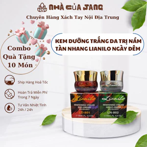 Kem Dưỡng Da LIANIBO Ngày và Đêm Mẫu Mới - Kem Dưỡng Trắng Da, Mờ Nám, Giảm Thâm Mụn 18Gr - Nhà Jang