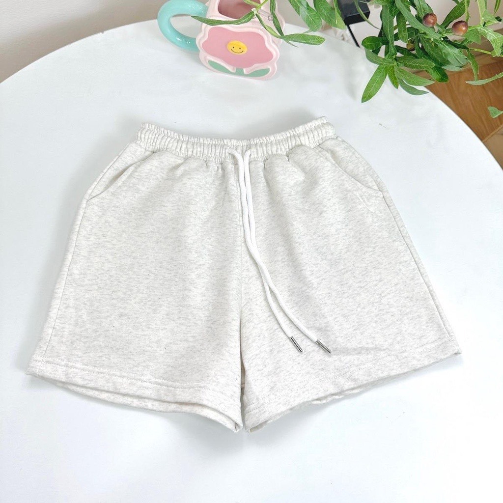 Quần Short Thun Nữ Vải Nỉ cotton  nhiều máu sắc dày dặn mềm không xù mặc nhà - SHOP MAYLAN