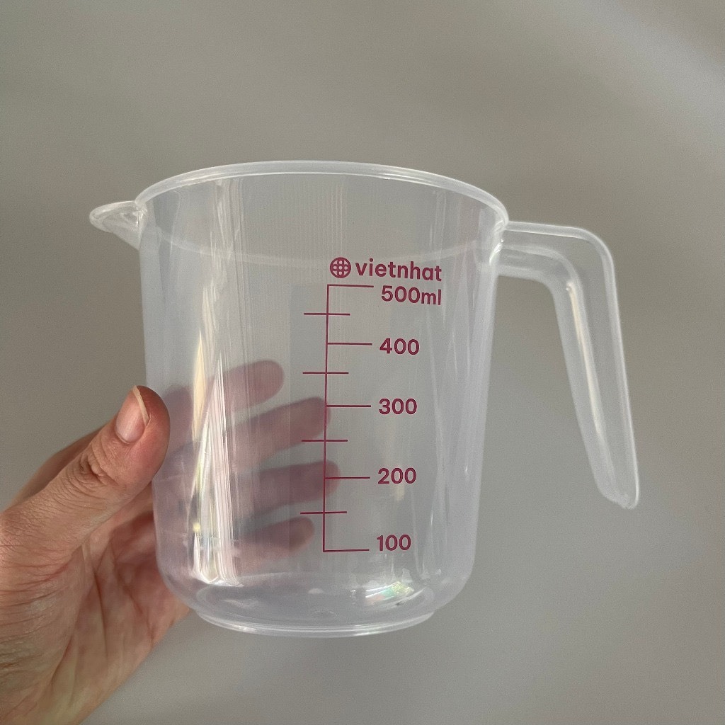Bộ 3 ca đong 250-500-1000ml - Dụng cụ đo lường có chia vạch Việt Nhật