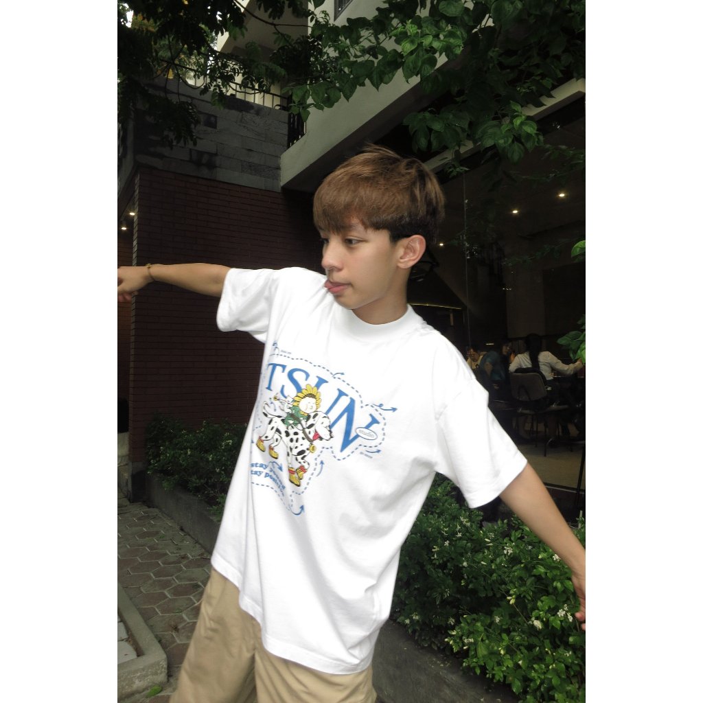 Ảnh Áo Thun TSUN Dalmatian Tee - 5 Màu - [UNISEX] - In Chó Đốm - Nam/Nữ - Local Brand - Streetwear - Trắng/Đen/Hồng/Vàng/Be 3