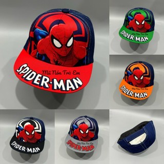 [ 3-8 TUỔI ] MŨ HIPHOP SPIDERMAN CHO TRẺ EM - NÓN SNAPBACK SIÊU NHÂN NHỆN CHO BÉ TRAI