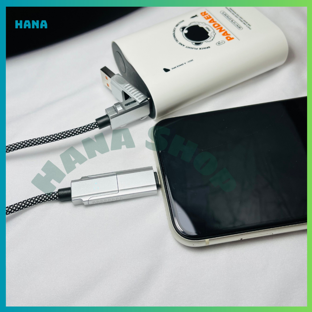 [Basemo] Cáp sạc nhanh có màn LED đo công suất - Hỗ trợ sạc nhanh PD 27/65W