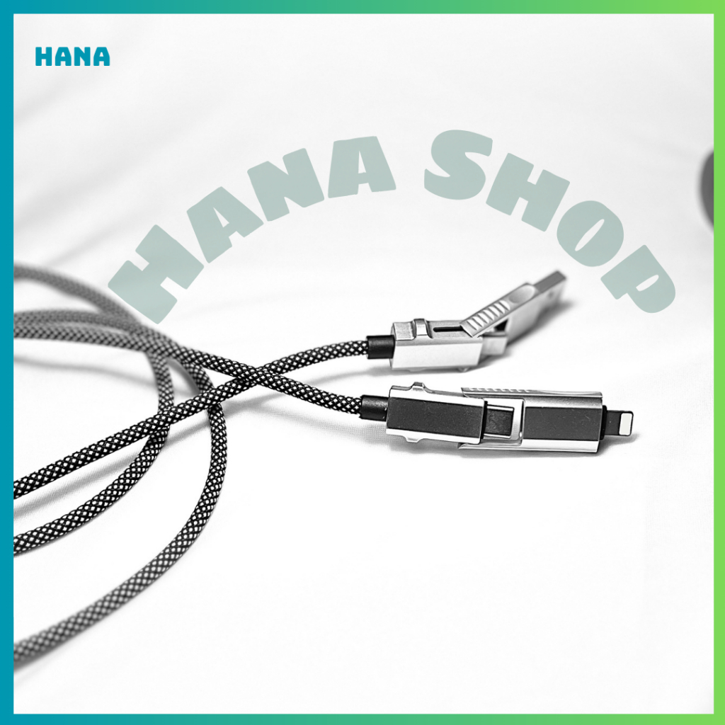 [Basemo] Cáp sạc nhanh có màn LED đo công suất - Hỗ trợ sạc nhanh PD 27/65W