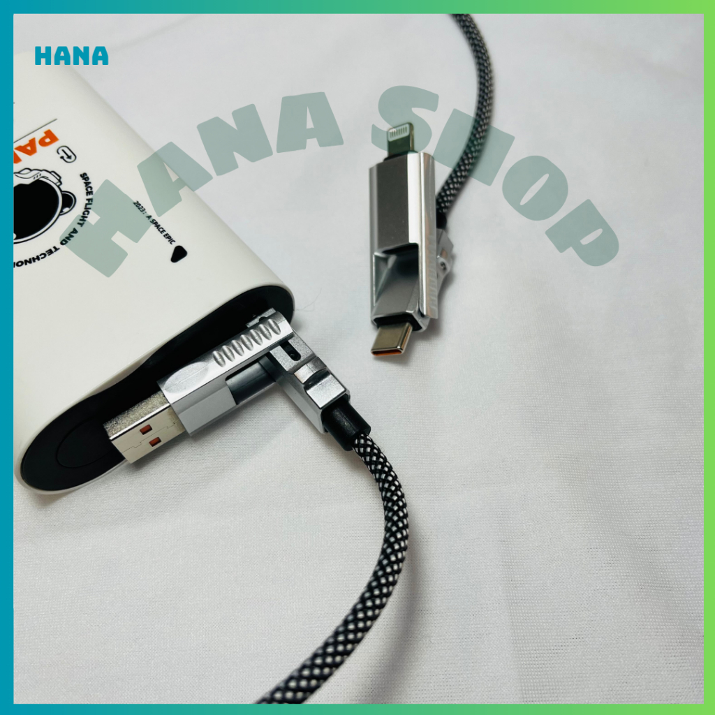 [Basemo] Cáp sạc nhanh có màn LED đo công suất - Hỗ trợ sạc nhanh PD 27/65W