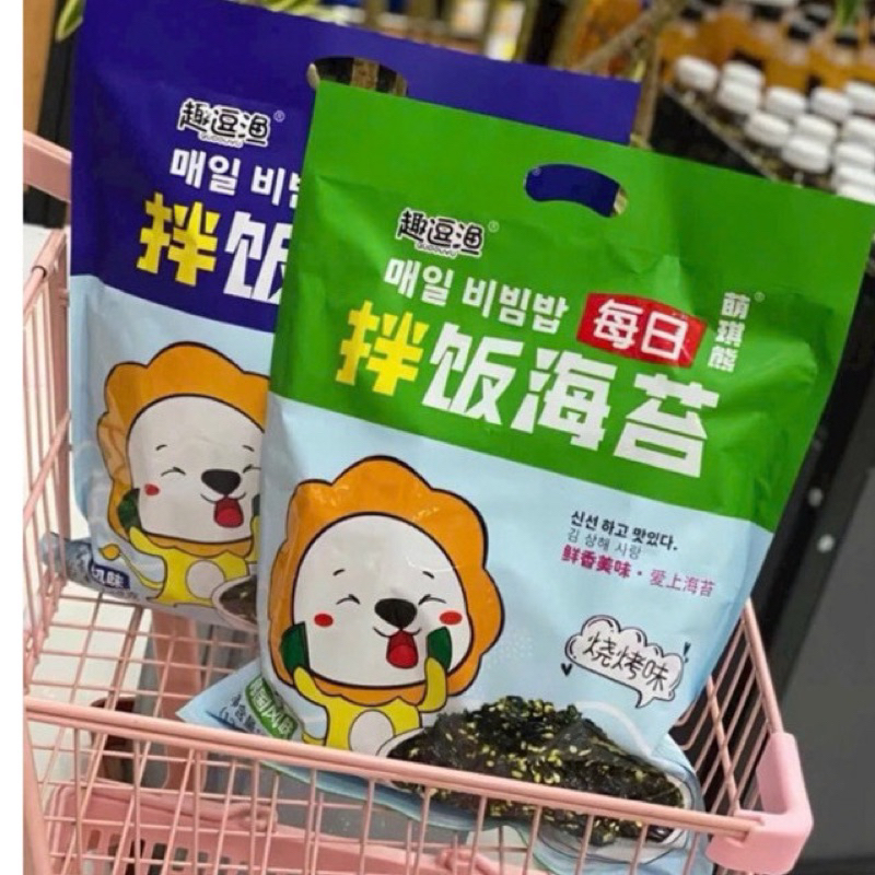 Rong Biển Sư Tử Vụn Rắc Cơm Bịch Siêu To Khổng Lồ 128gr (bịch có 10 gói nhỏ)