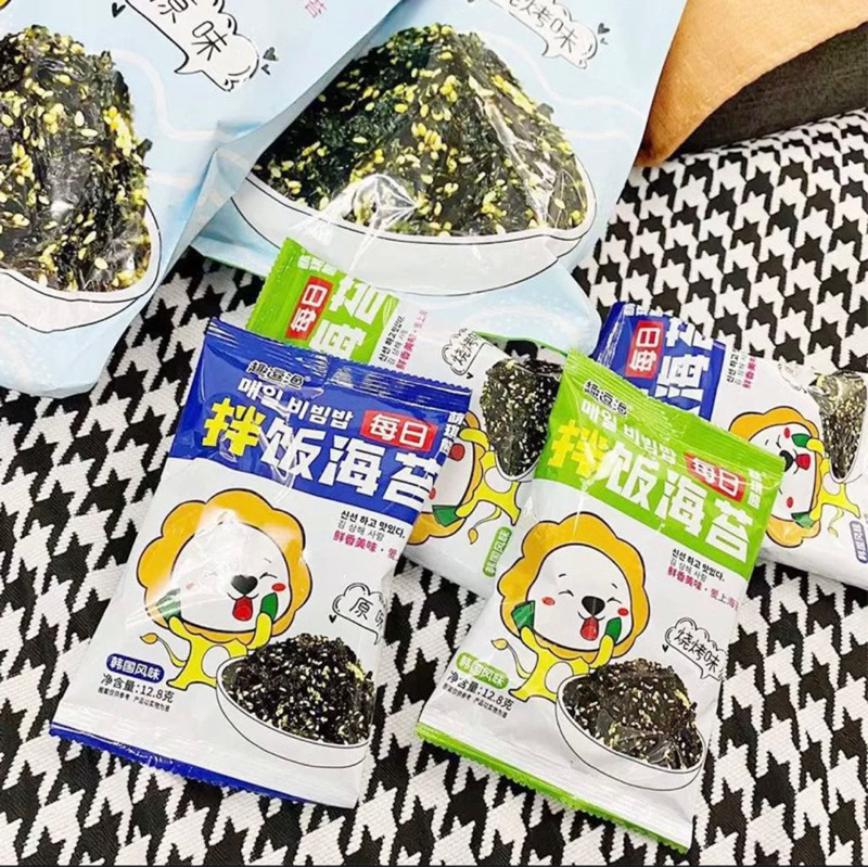 Rong Biển Sư Tử Vụn Rắc Cơm Bịch Siêu To Khổng Lồ 128gr (bịch có 10 gói nhỏ)