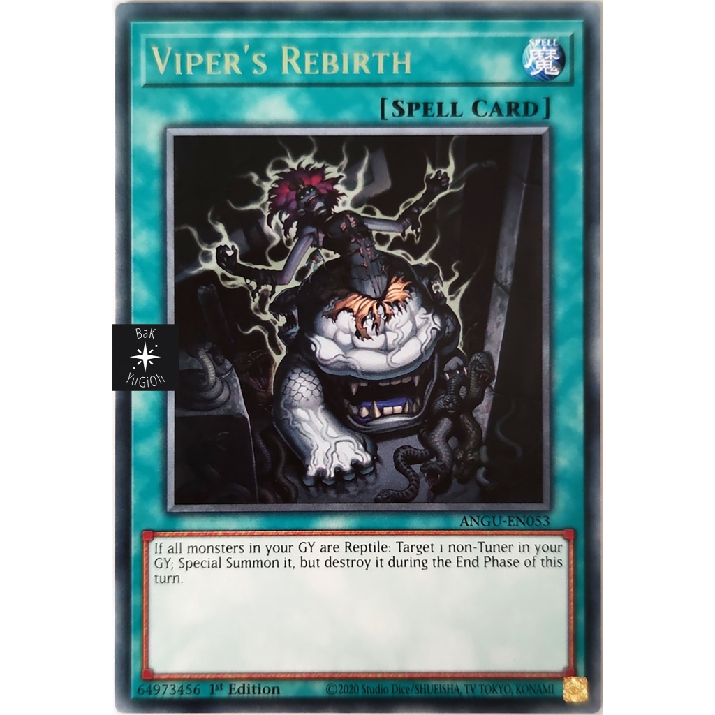 [BaK Yugioh] Viper's Rebirth |EN| Rare / Common [Chính Hãng] | Shopee ...