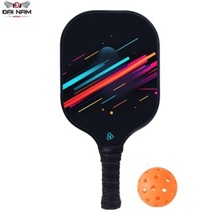 Bộ 2 Vợt Pickleball Sợi Carbon Cao Cấp Đại Nam Sport Hàng Chính Hãng + Kèm Túi Chống Sốc Và 4 Bóng