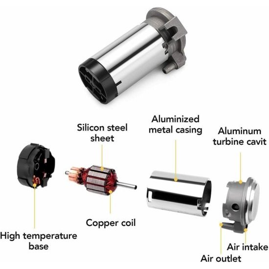 Cục Sinh Hơi, Cục Sinh Hơi/ Mô Tơ Còi Hơi/ Cục Nén Cầm Tay 12v/24v - WARCO - Loại Thân Trắng