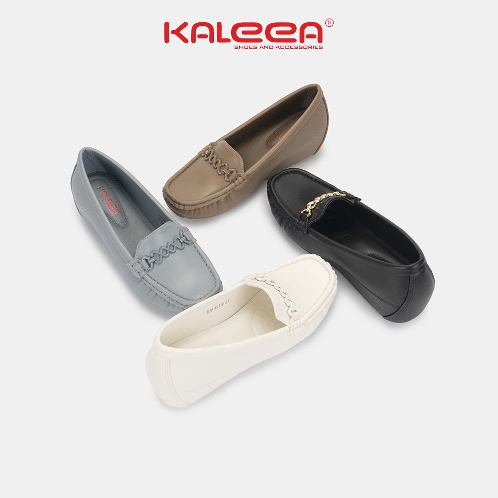 Ảnh Kaleea - Giày Cao Gót Đế Xuồng Chất Da Mềm Siêu Nhẹ, Đi Êm Chân Cao 4p - H16 3