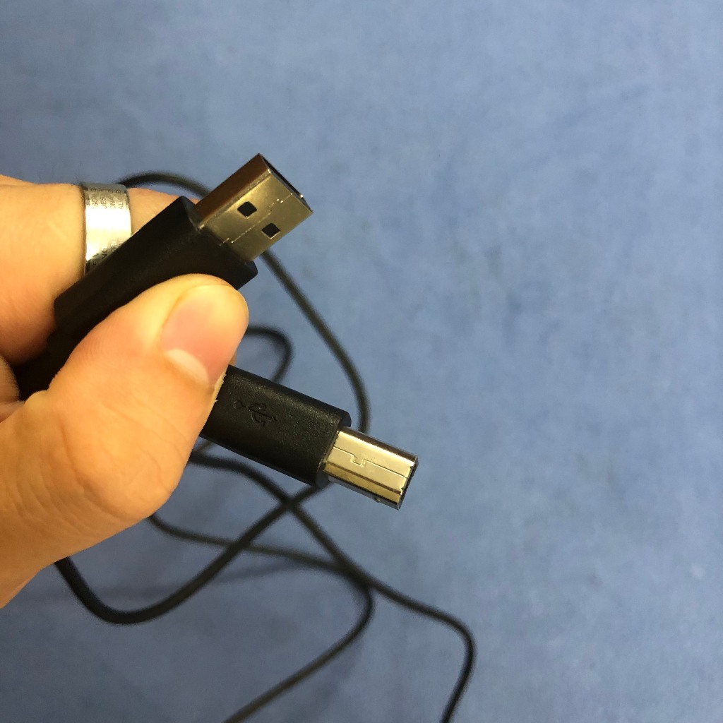 Cáp USB cho máy in Canon 2900... Hp 1010/1020...1m5 loại tốt cao su dẻo dai , chịu nhiệt cao