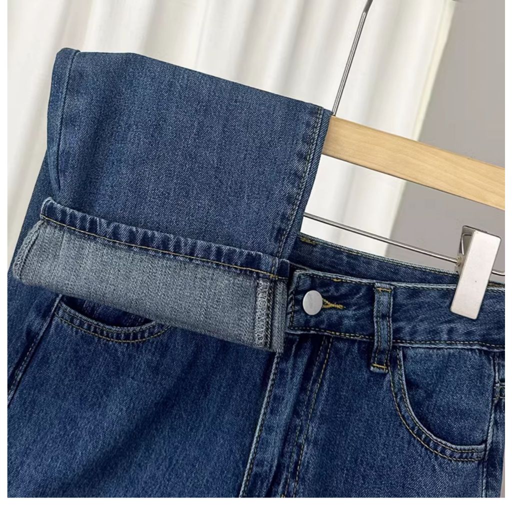 Quần Jean Xuông HAZEE Unisex, quần bò vải jean cotton co giãn cao cấp thiết kế năng động phong cách