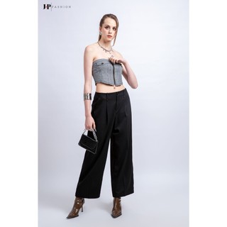 Quần Kaki Nữ JP Fashion Ống Rộng Kiểu Dáng Suông Basic Dễ Phối Đồ 19008886