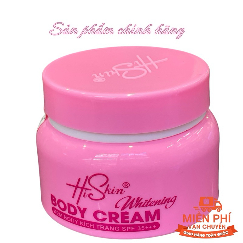 Kem Body HISKIN Kích Trắng Da Toàn Thân Chống Nắng 100gram