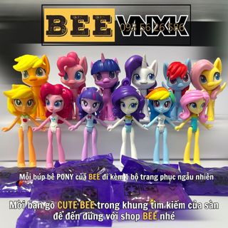 Đồ chơi búp bê Pony xuất xịn kèm phụ kiện thời trang, các cô nàng Equestria cao 7cm, có khớp cử động BEE VNXK