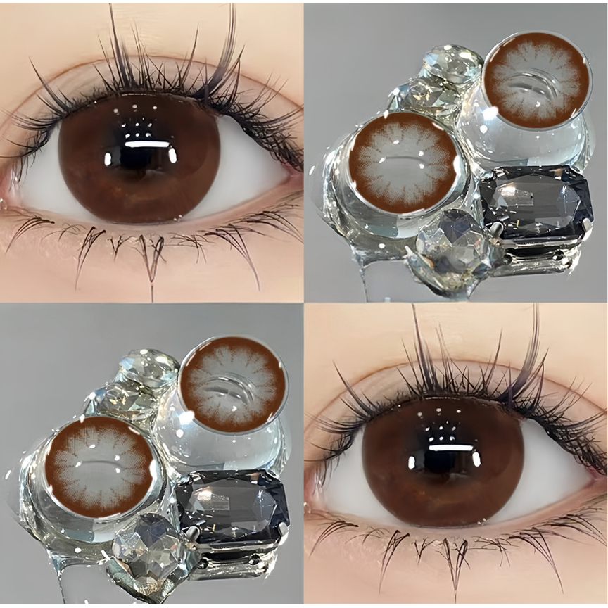 [Kính áp tròng màu nâu] Kính áp tròng MCK1 nửa năm Mysticeyes 0 độ 6 màu cho bạn lựa chọn | BigBuy360 - bigbuy360.vn