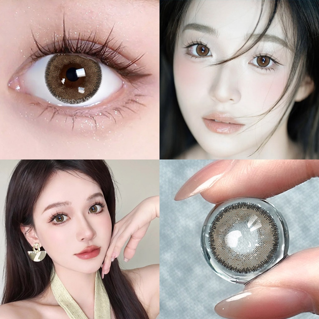 [Kính áp tròng màu nâu] Kính áp tròng MCK1 nửa năm Mysticeyes 0 độ 6 màu cho bạn lựa chọn | BigBuy360 - bigbuy360.vn