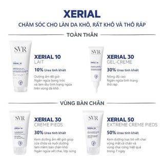 Kem dưỡng da làm giảm vết chai ở bàn chân, bàn tay và khuỷu tay SVR XERIAL 50 Extreme Creme Pieds 50ml