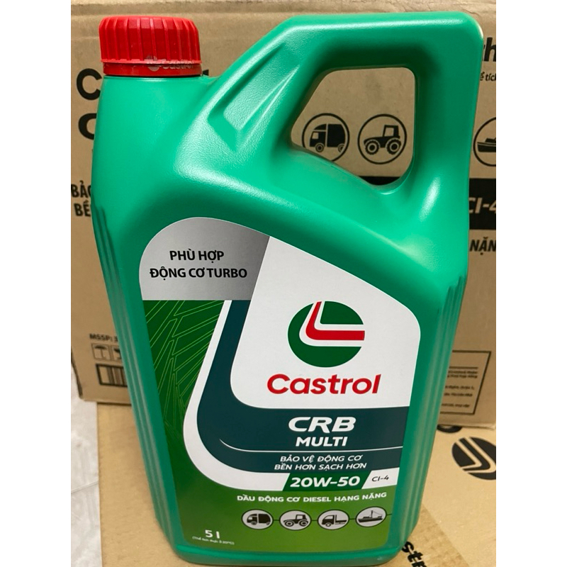 Nhớt Castrol CRB Multi 20W50 - 5 Lít Chính Hãng | Shopee Việt Nam