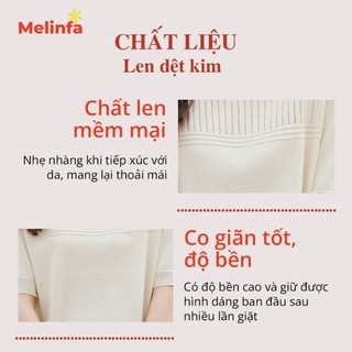[XẢ KHO GIÁ SỐC] Áo len nữ ngắn tay len dệt kim mềm mịn co giãn mặc mùa thu đông mã VAA05