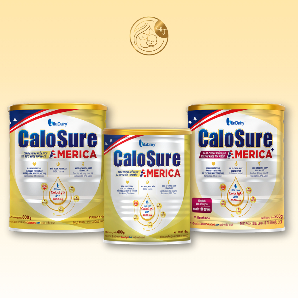 VITADAIRY Sữa Calosure America Thanh Nhẹ_Calosure America Tiểu Đường ...