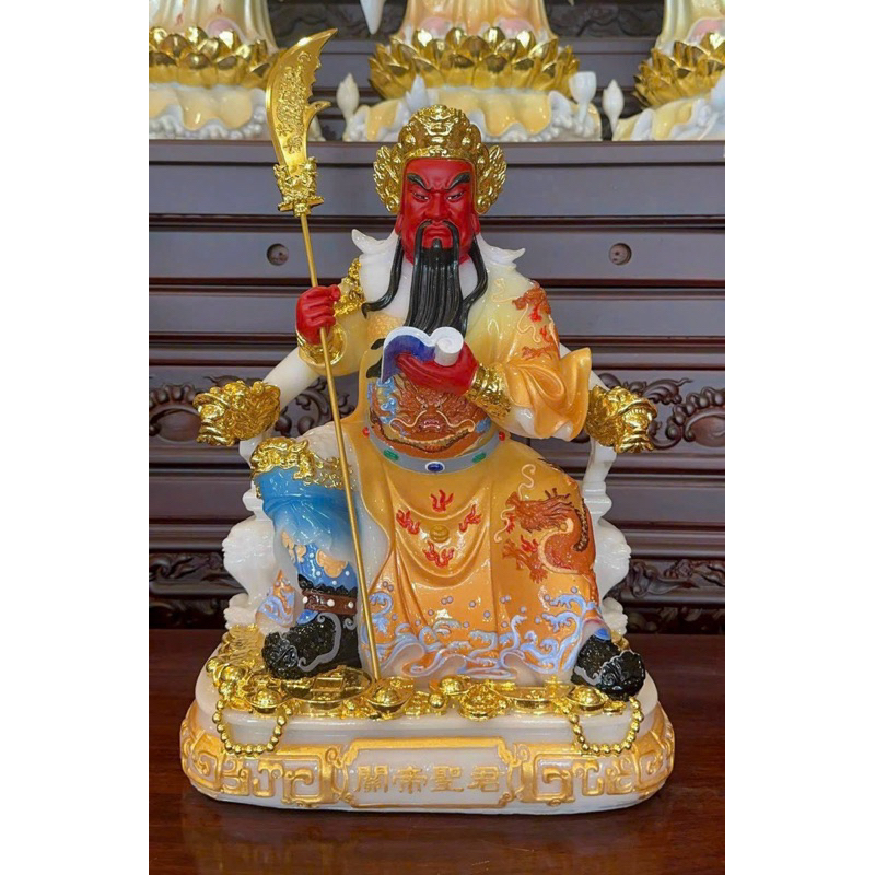 Tượng Quan Thánh Đế Quân, Tượng Quan Công chất liệu bột đá cao cấp 🌼🌼