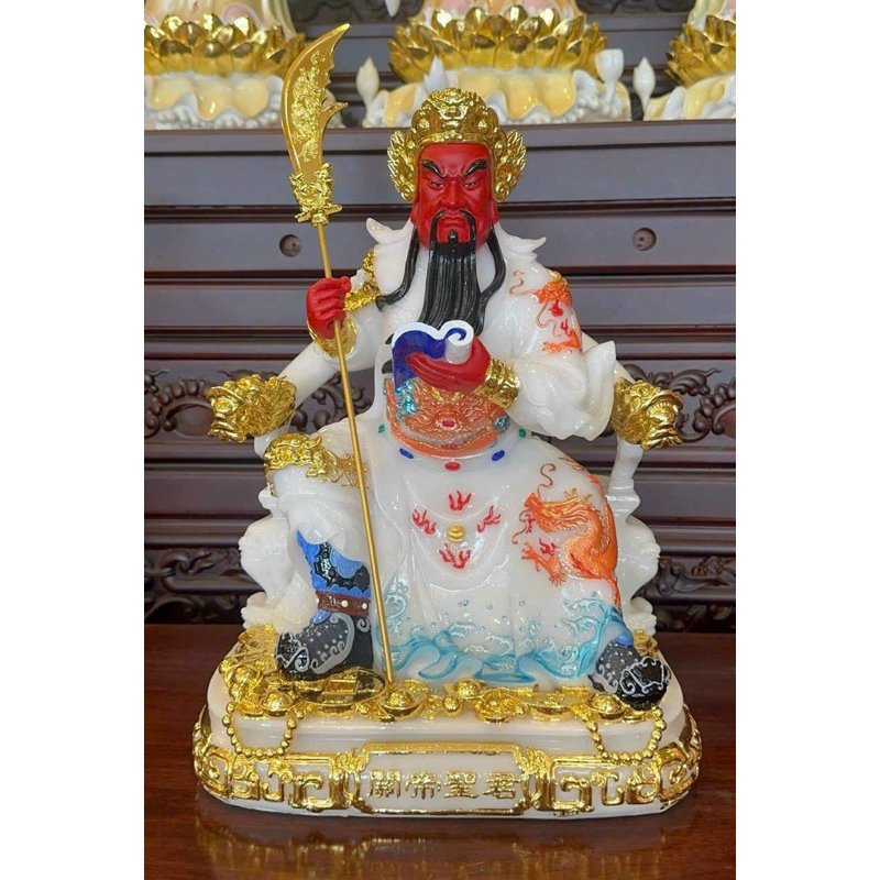 Tượng Quan Thánh Đế Quân, Tượng Quan Công chất liệu bột đá cao cấp 🌼🌼
