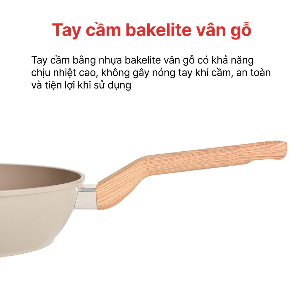 Ảnh Chảo Sâu chống dính đáy từ Forged Prime 20, 24, 26, 28, 30CM, HAPPYCOOK 3