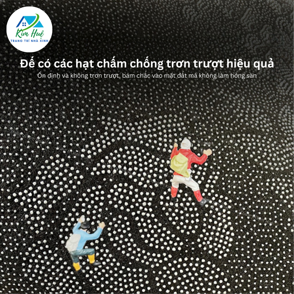 Thảm chùi chân nhà bếp, phòng tắm bali thấm hút nước, đế cao su chống trơn trượt 40x60cm - Trang trí Kim Huệ X01