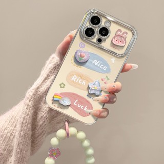 Ốp lưng iphone khung camera mạ kim Thỏ hoa đáng yêu dành cho ip 6/7/8/plus/x/xr/xs/11/12/13/14/15/pro max - xx2221