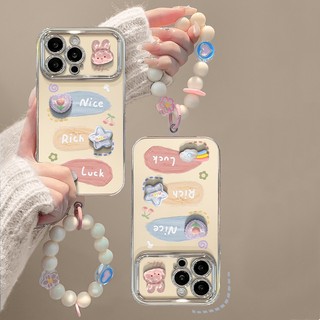 Ốp lưng iphone khung camera mạ kim Thỏ hoa đáng yêu dành cho ip 6/7/8/plus/x/xr/xs/11/12/13/14/15/pro max - xx2221