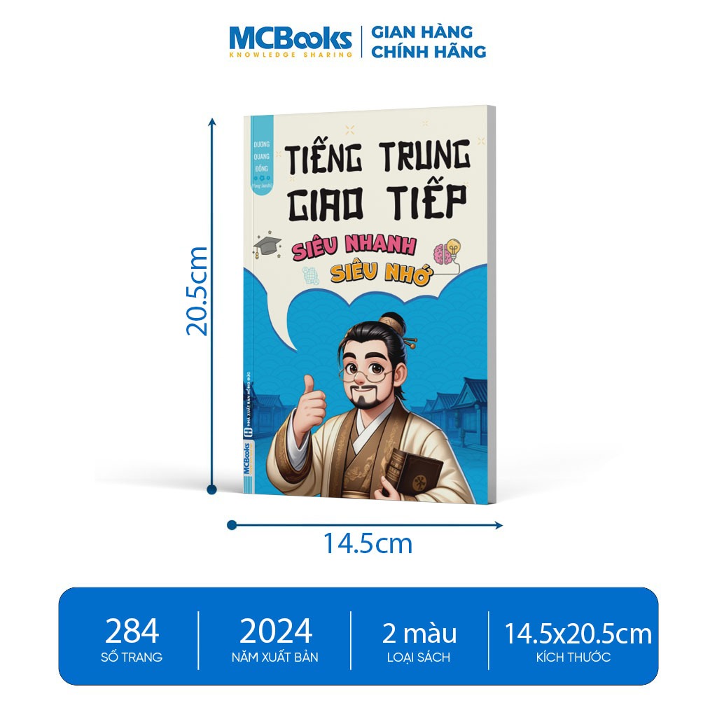 Sách -  Tiếng Trung giao tiếp siêu nhanh siêu nhớ