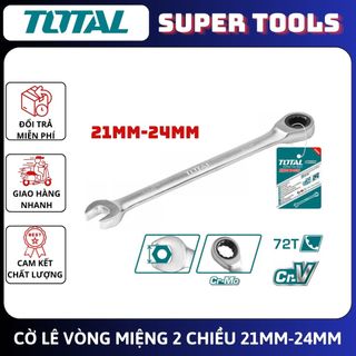 ĐỒ NGHỀ TOTAL Cờ lê miệng vòng 2 chiều 21–>24MM TCSPAR211 - TCSPAR221 - TCSPAR241