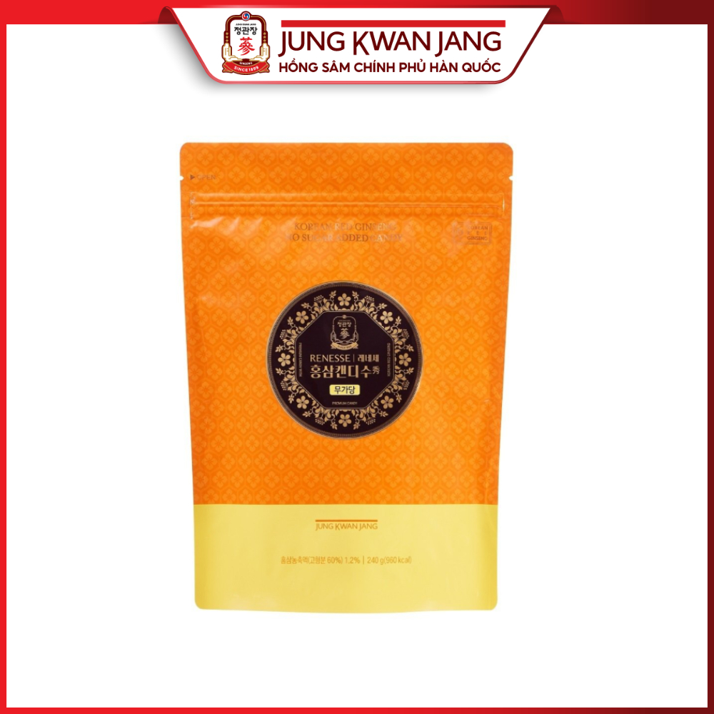 Ảnh Kẹo Hồng Sâm Không Đường KGC Jung Kwan Jang Bịch 120g, 240g 1