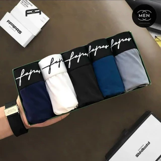[Giá sốc] Combo 5 quần sịp đùi nam, quần lót nam boxer thun lạnh fap.fas chữ kí co giãn 4 chiều