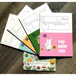TÂN HƯNG - Tập Giấy kiểm tra học sinh 4 ô ly giấy định lượng 80gsm 19 tờ 📝📝
