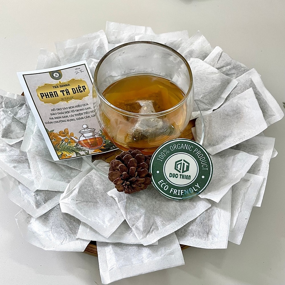Thảo dược hỗ trợ nhuận tràng - Trà Phan Tả Diệp Đức Thiện (Set 30 Túi Lọc)