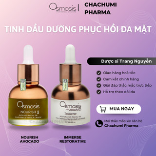 Tinh Dầu Dưỡng Osmosis Immerse Restorative - Nourish Avocado Facial Oil Phục Hồi Da Mặt 30 ml