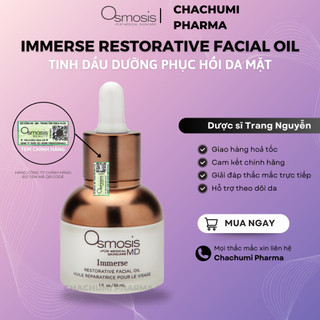 Tinh Dầu Dưỡng Osmosis Immerse Restorative - Nourish Avocado Facial Oil Phục Hồi Da Mặt 30 ml
