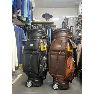Túi đựng gậy golf da bò pgm chính hãng cao cấp, có bánh xe kéo tiện dụng ,chắc chắn